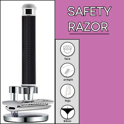 Deluxe Safety Razor: Effortless Shaving, Timeless Elegance