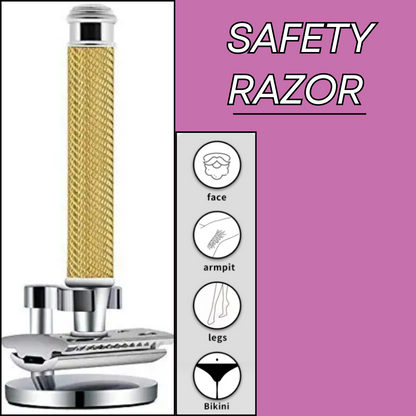 Deluxe Safety Razor: Effortless Shaving, Timeless Elegance